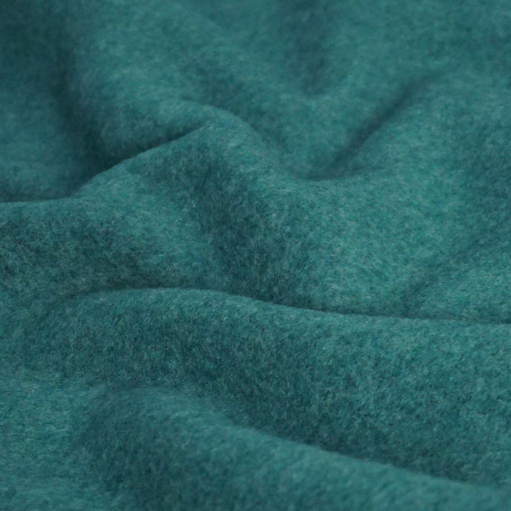 Wollfleece Merino aus Italien grün